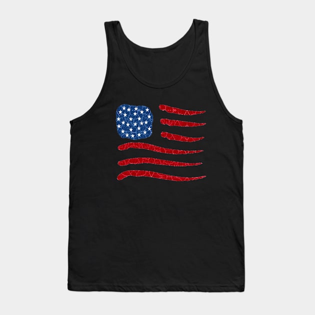 United States of America Flag Tank Top by sara99
